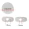 12 Packs: 48 ct. (576 total) Fablastic™ White Silicone Cord Locks, 10mm
